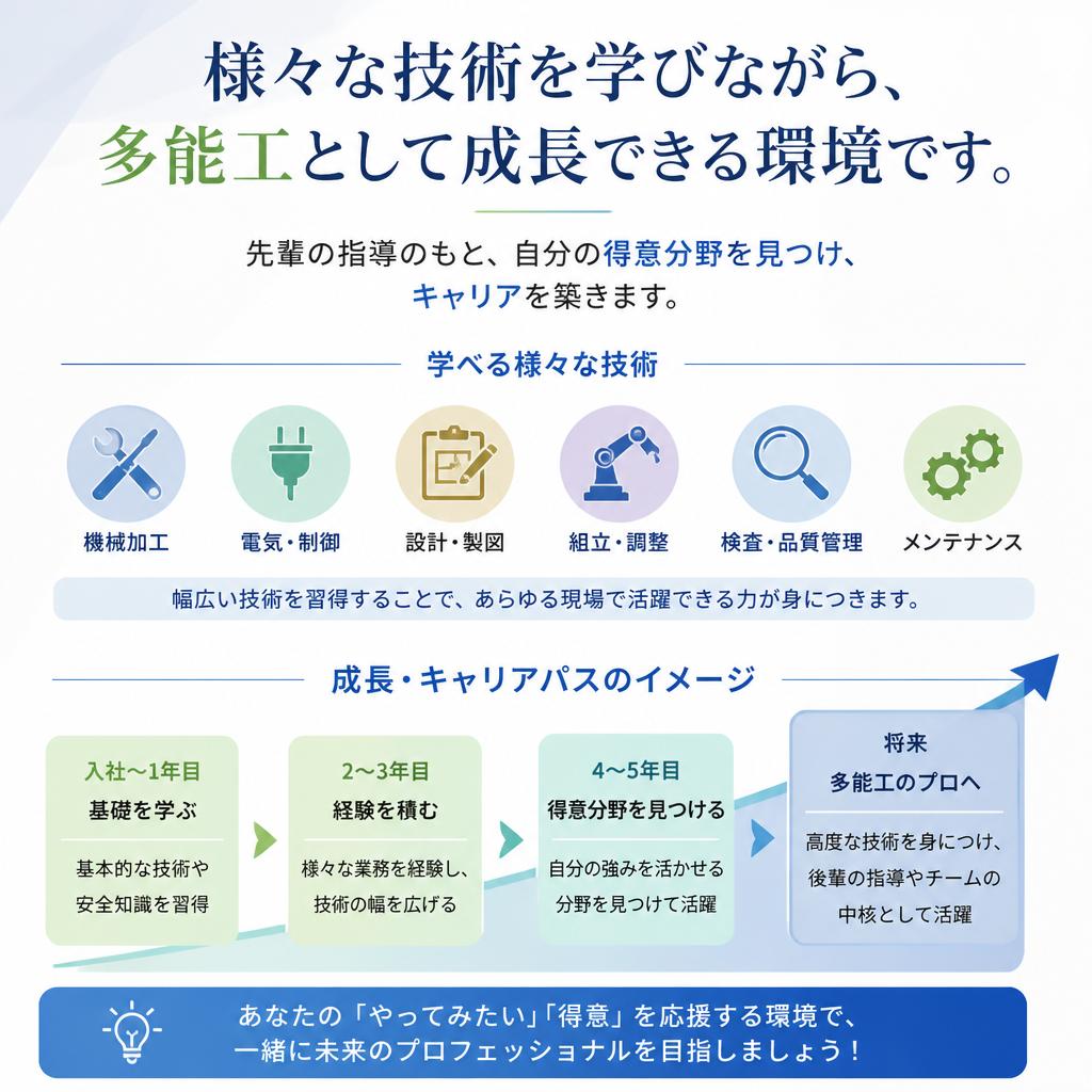 多能工を目指す成長機会