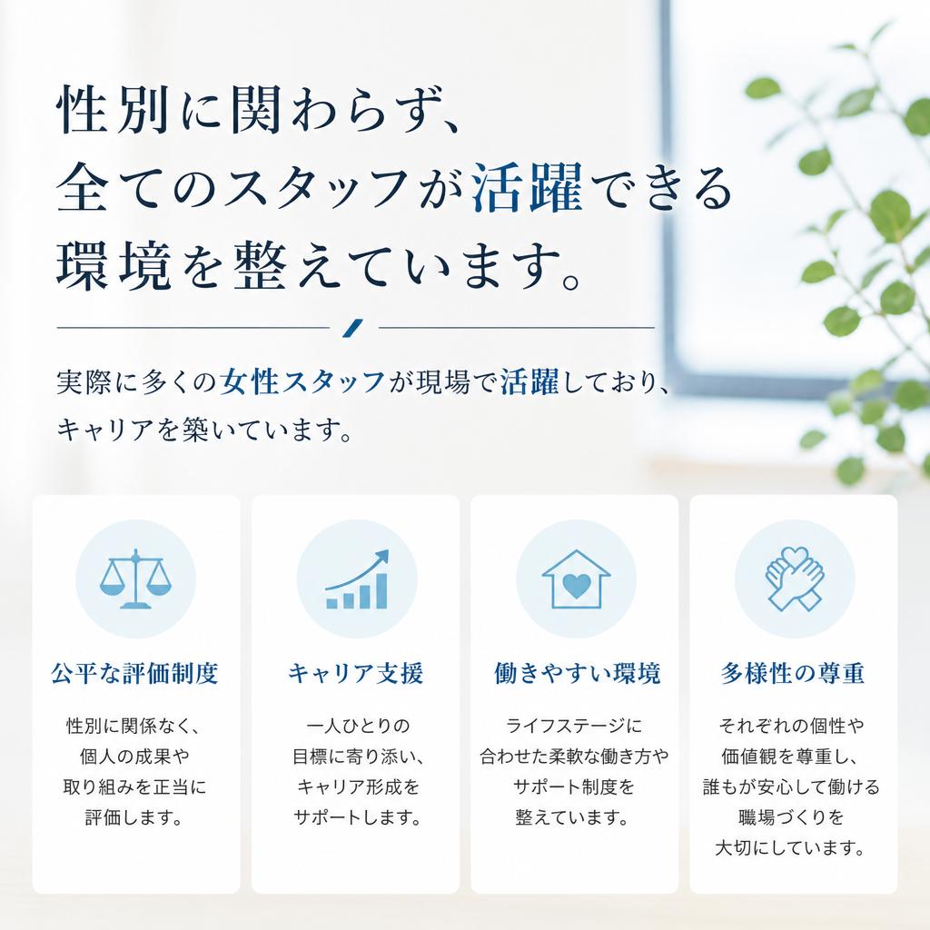 女性の活躍を応援