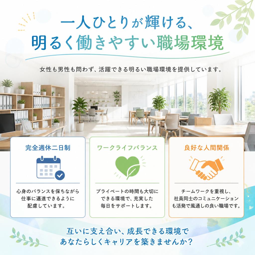働きやすい職場環境