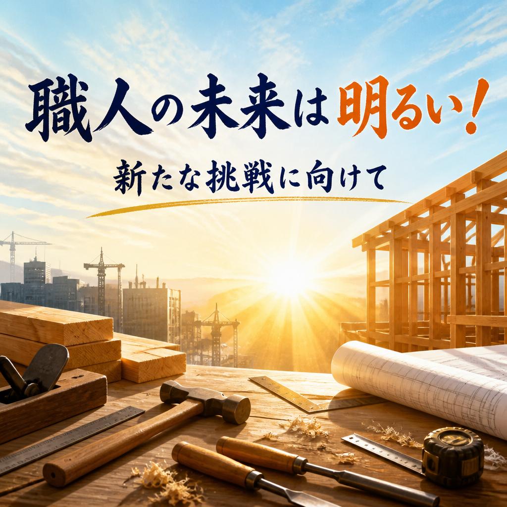 職人の未来は明るい！新たな挑戦に向けて