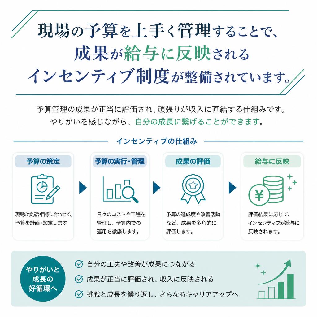 インセンティブ制度でやりがいも