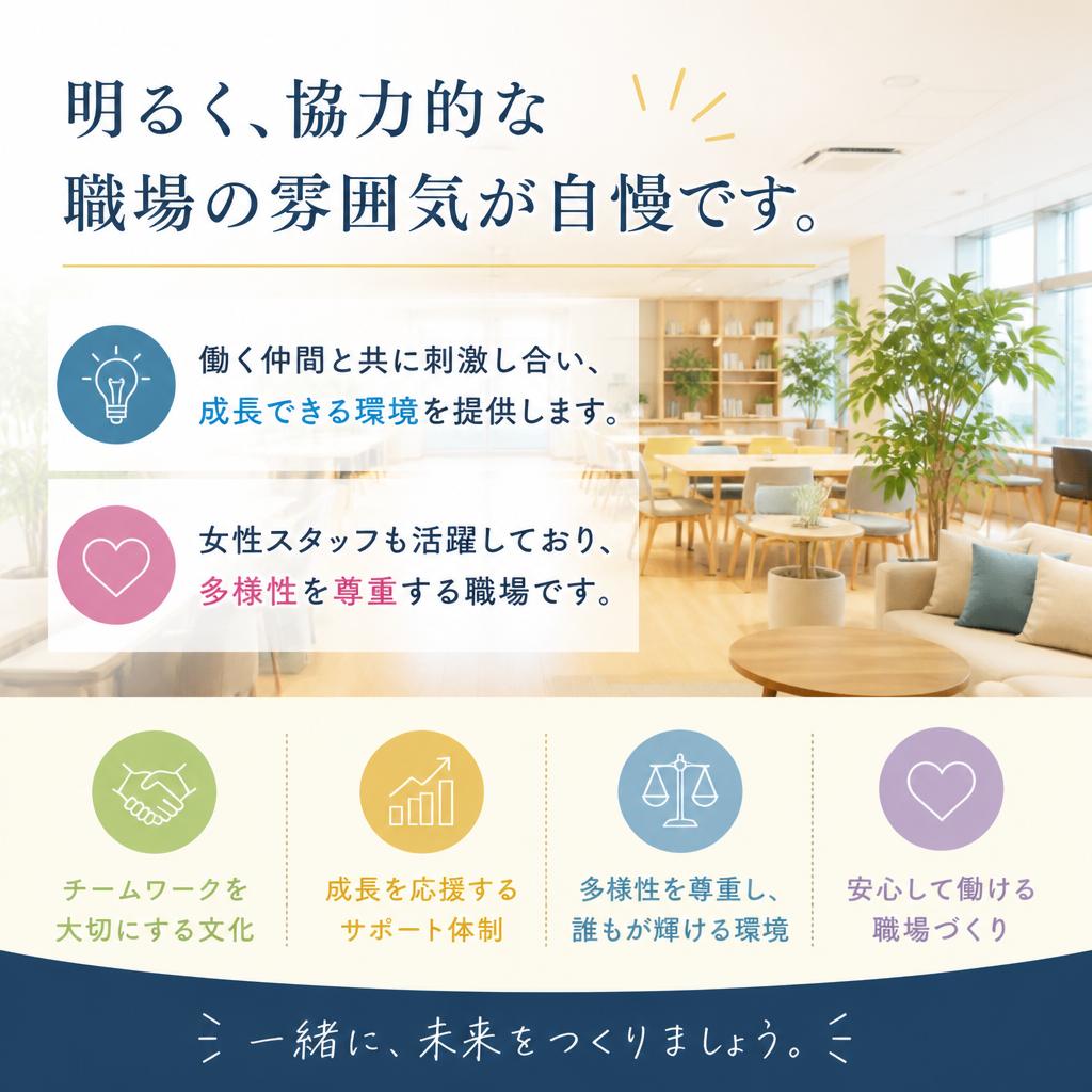 働きやすい職場環境