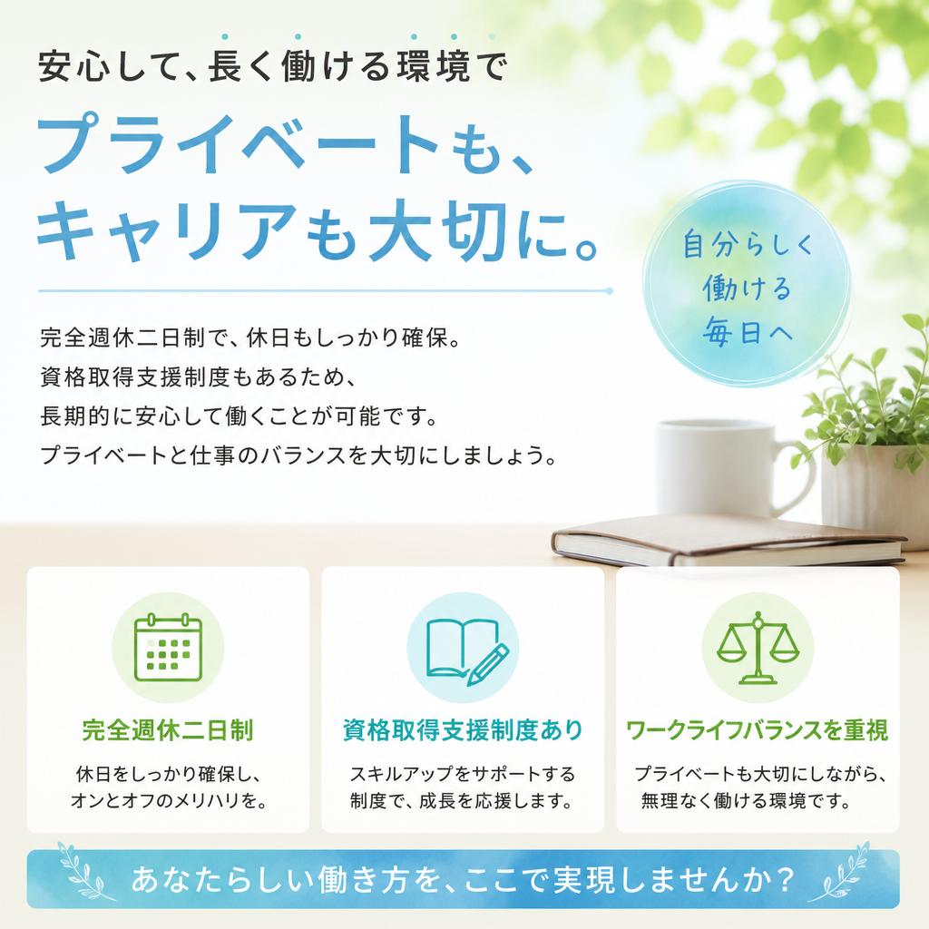 充実した福利厚生