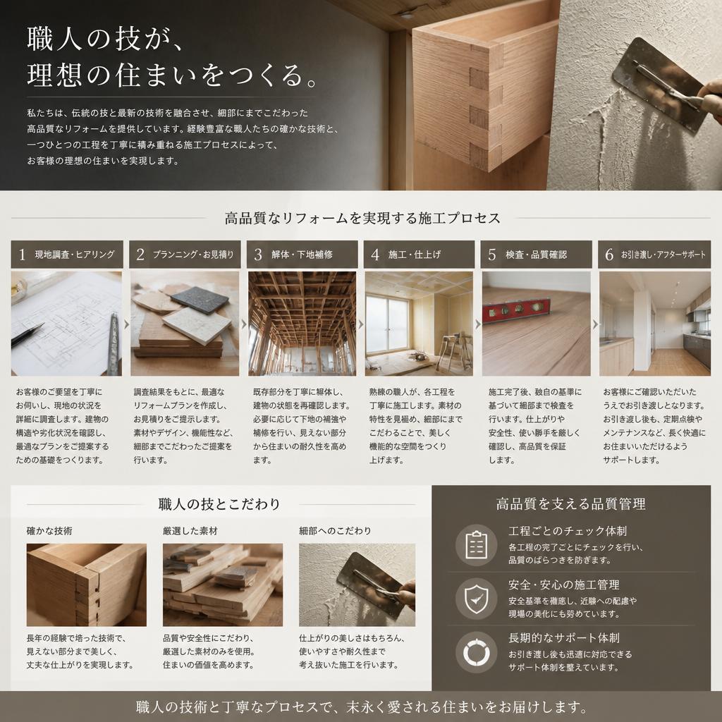 職人たちの技術