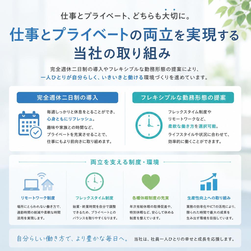 働き方改革の推進