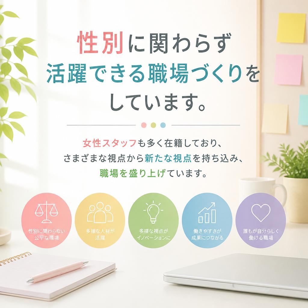 女性の活躍を応援する職場