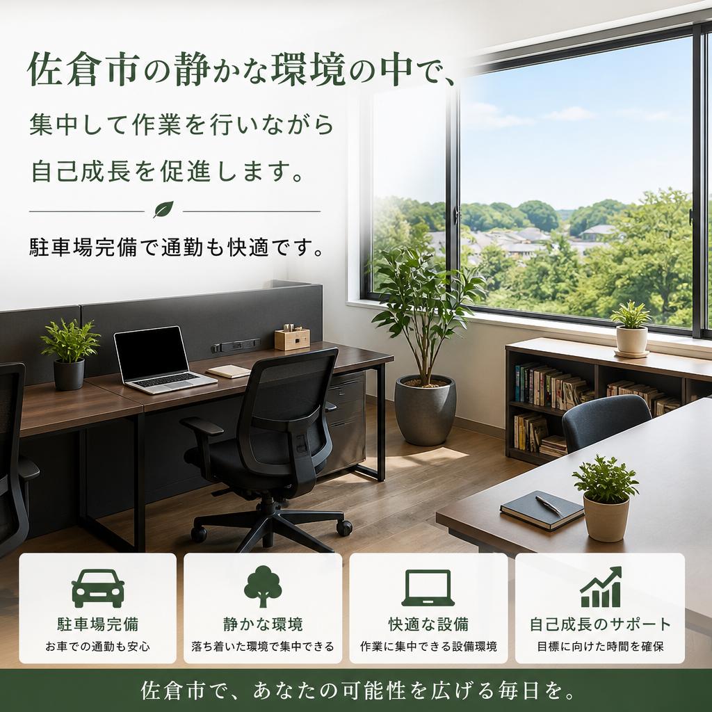 落ち着いた職場環境