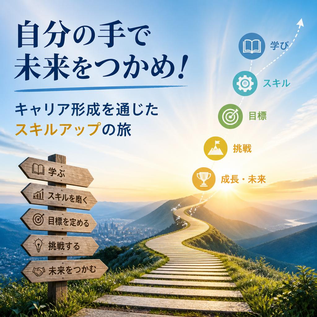 自分の手で未来をつかめ！キャリア形成を通じたスキルアップの旅