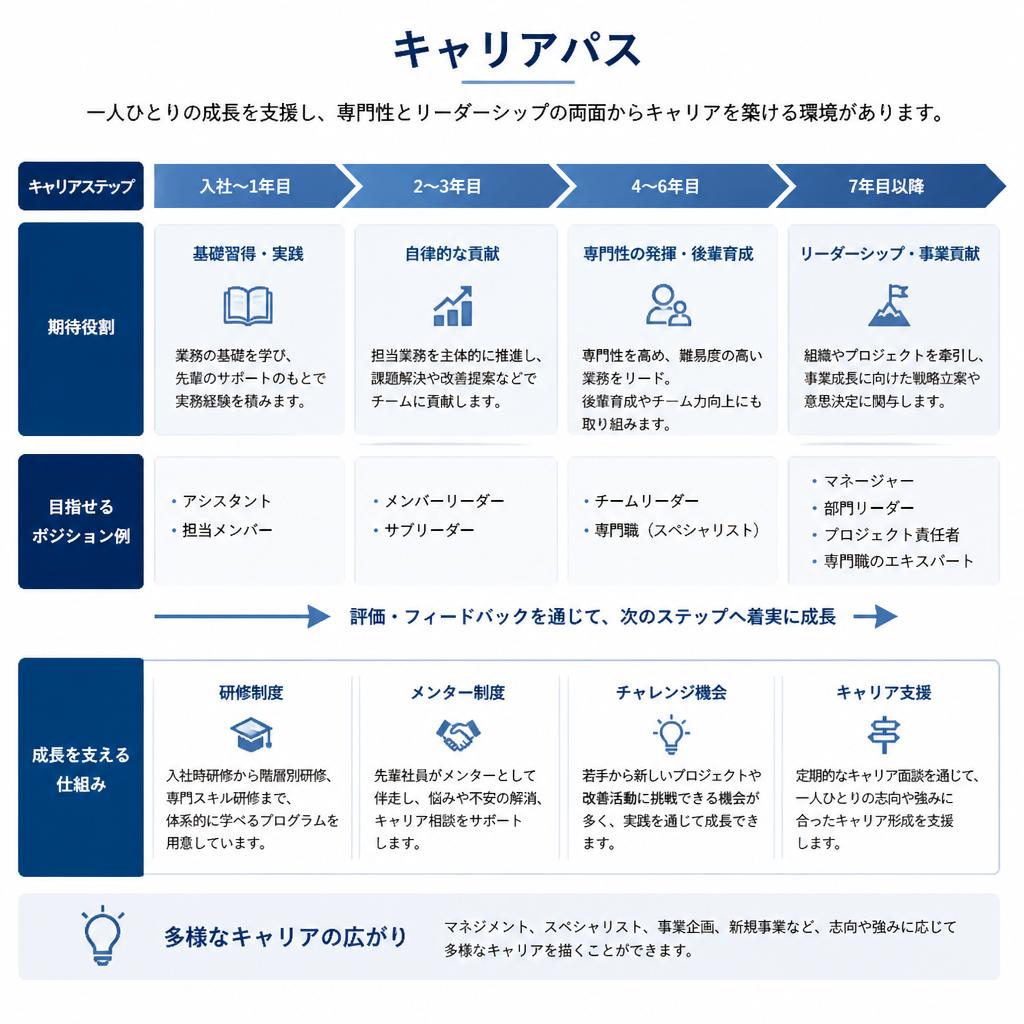 キャリアパスのイメージ